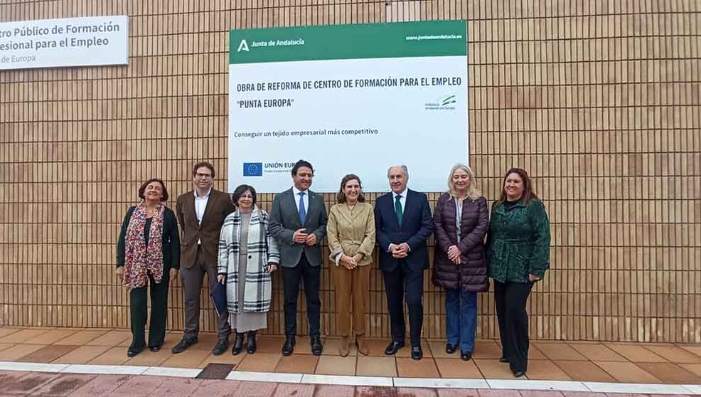 Visita a las obras del Centro de Formación Punta Europa de Algeciras