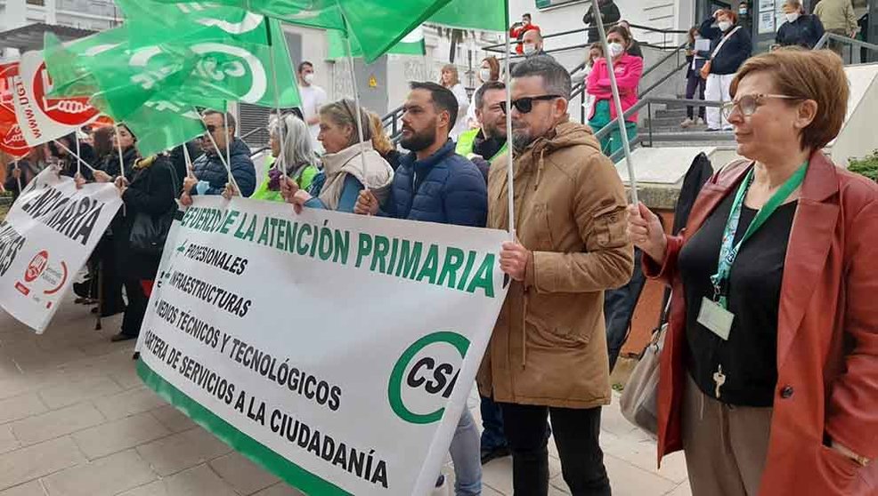 Concentración centro de salud Menéndez Tolosa de Algeciras