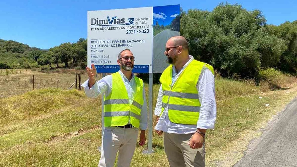 El firme de la carretera provincial entre Algeciras y Los Barrios ha sido reforzado