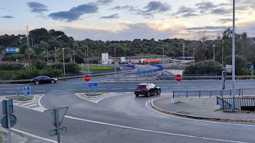 Cruce de El Toril, en San Roque